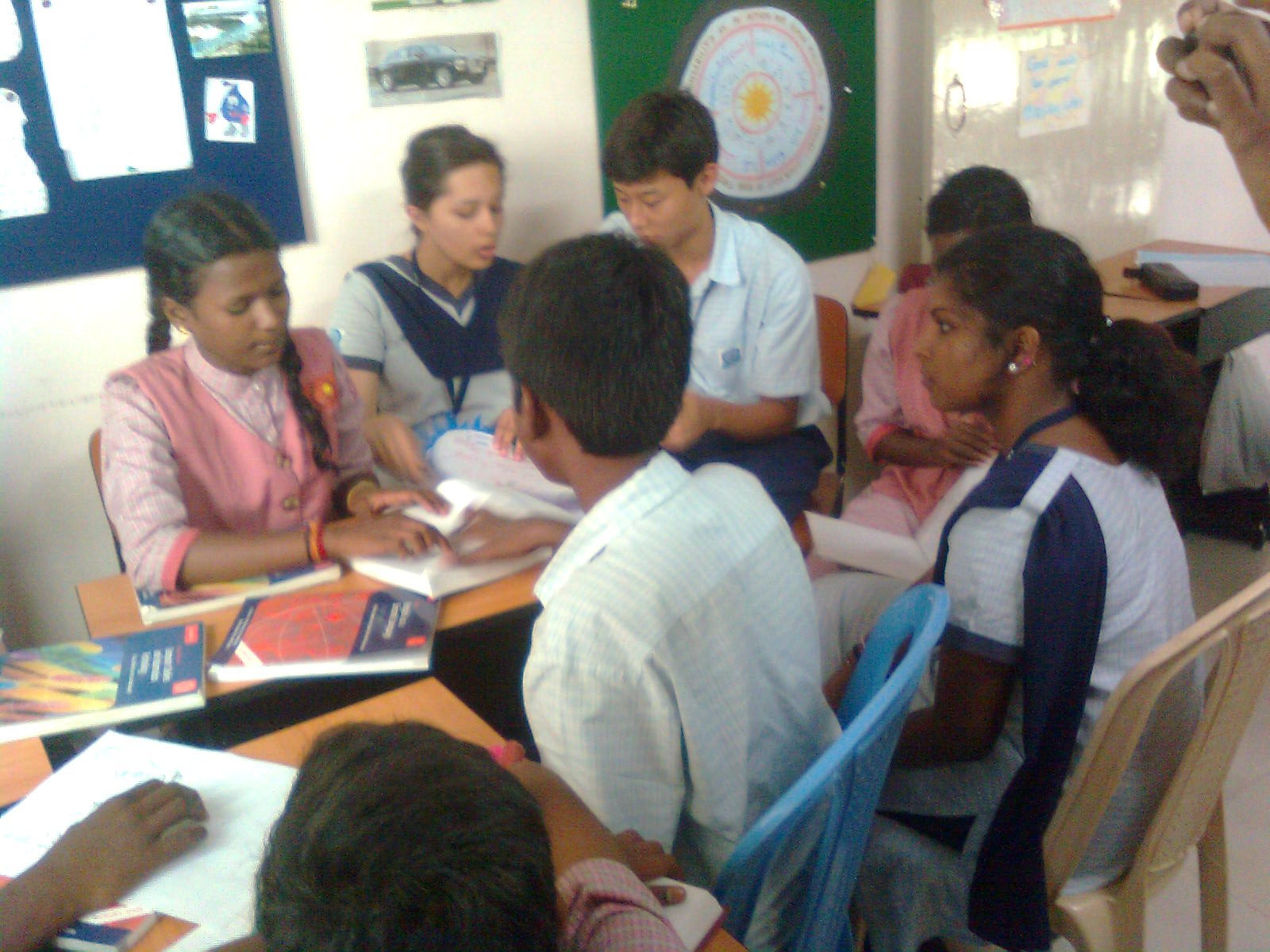 Siragu students at Lalaji Memorial Omega International School