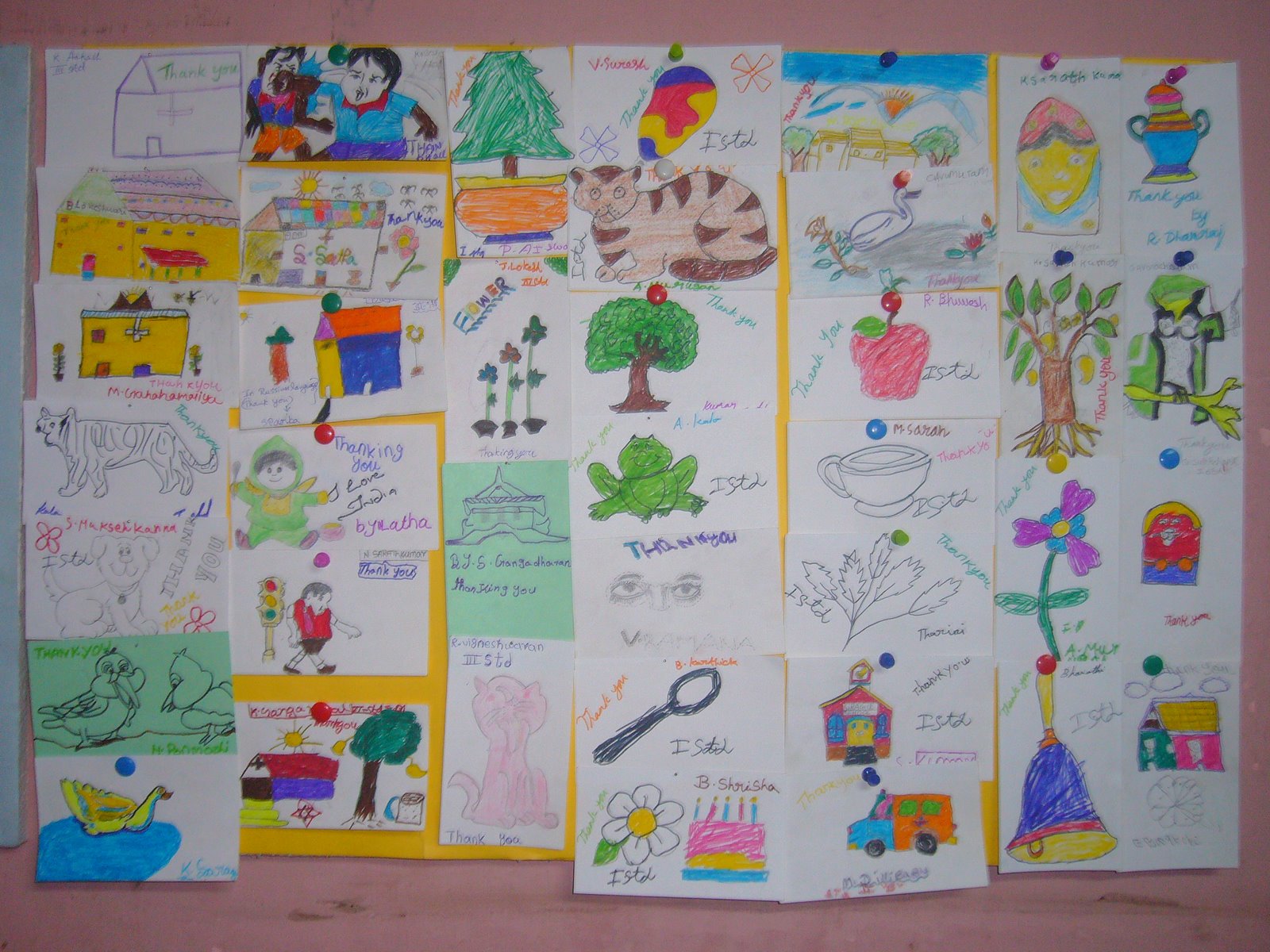 Thank you cards by Siragu Children